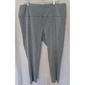 Caffe Marrakesh Ultra Tummy Control Gray Women's Sz 2x Inseam 24" Leggings A 150